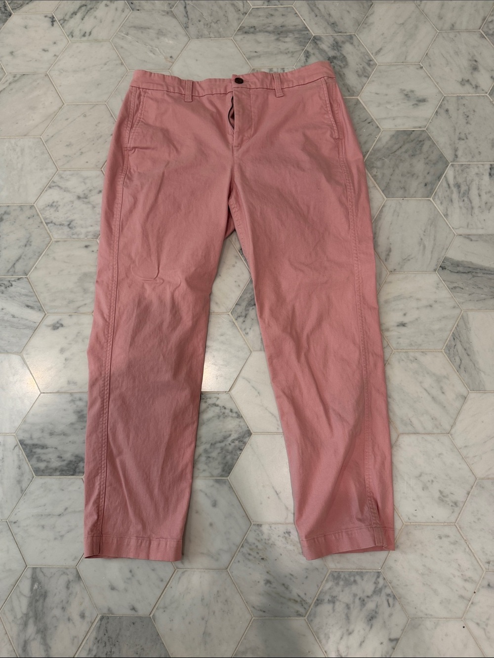 J. Crew Pink Cotton Chinos